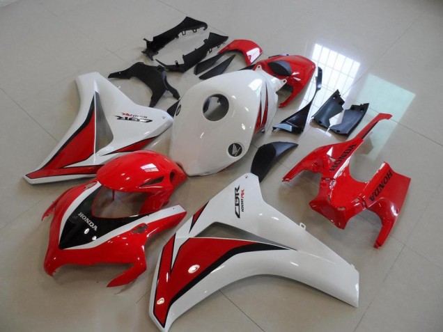 Weiß Rot Glänzendes Schwarz 2008-2011 Honda CBR1000RR Motorrad Verkleidung