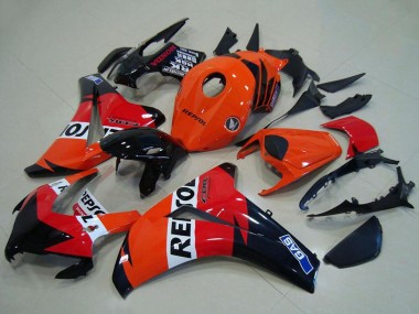 Orange Weiß Rot Glänzendes Schwarz Repsol 2008-2011 Honda CBR1000RR Abs Verkleidungen
