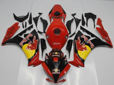 Rot Schwarz Gelb Red Bull 2012-2016 Honda CBR1000RR Motorrad Verkleidung