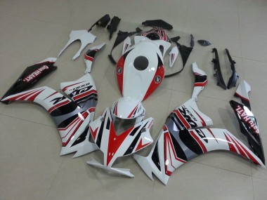 Weiß Rot Silber Schwarz One Heart 2012-2016 Honda CBR1000RR Motorrad Verkleidung