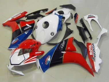 Weiß Blau Rot Glänzendes Schwarz TT Legends 2012-2016 Honda CBR1000RR Motorrad Verkleidung