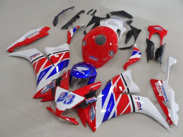 Weiß Rot Blau HRC 23 2012-2016 Honda CBR1000RR Motorrad Verkleidung