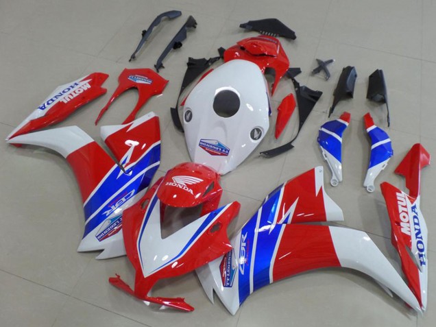 Weiß Rot Blau TT Legends 2012-2016 Honda CBR1000RR Motorrad Verkleidung