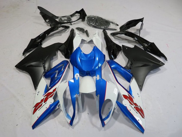 Weiß Blau Matt Schwarz 2015-2016 BMW S1000RR Motorrad Verkleidung