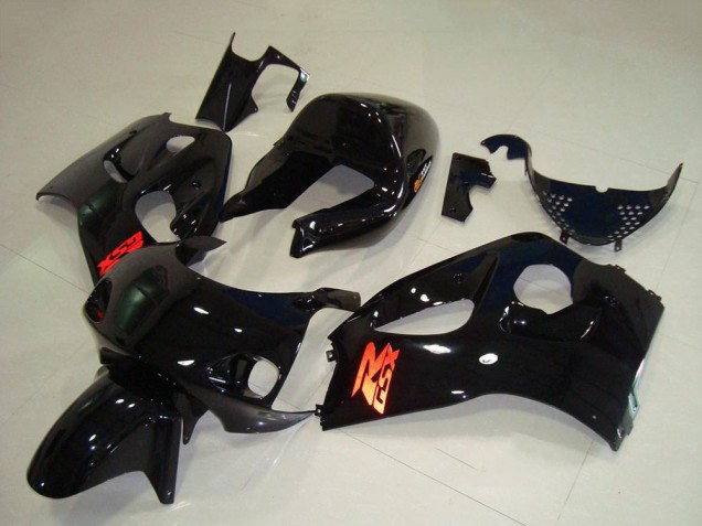 Glänzendes Schwarz 1996-2000 Suzuki GSXR 600 Motorrad Verkleidung