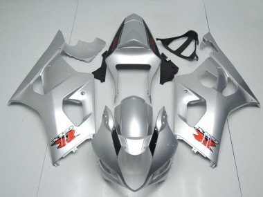 Silber Rot OEM Stil 2003-2004 Suzuki GSXR 1000 Motorrad Verkleidung
