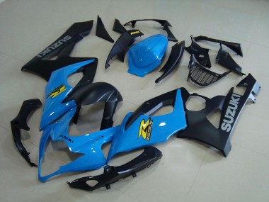 Blau Schwarz Gelb 2005-2006 Suzuki GSXR 1000 Motorrad Verkleidung