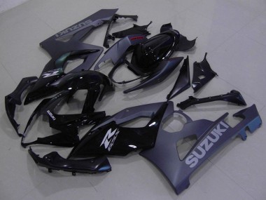Glänzendes Schwarz Matt Schwarz 2005-2006 Suzuki GSXR 1000 Motorrad Verkleidungen Kit