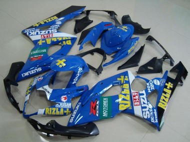 Blau Gelb Rot Grün Schwarz Rizla 2005-2006 Suzuki GSXR 1000 Motorrad Verkleidung