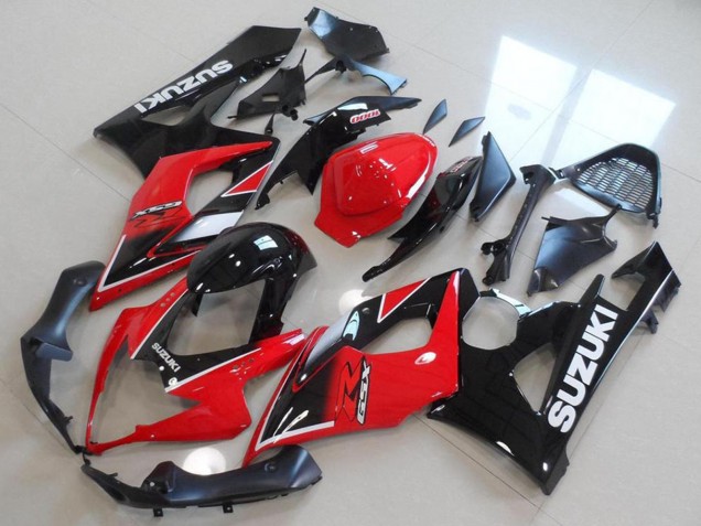 Rot Glänzendes Schwarz OEM Stil 2005-2006 Suzuki GSXR 1000 Motorrad Verkleidung