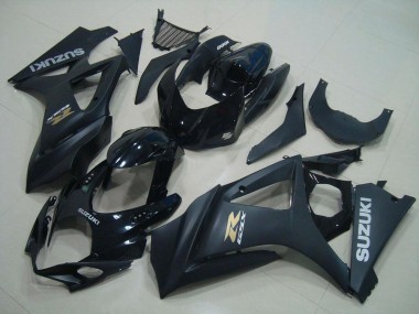Glänzendes Schwarz Matt Schwarz Gold OEM Stil 2007-2008 Suzuki GSXR 1000 Motorrad Verkleidung