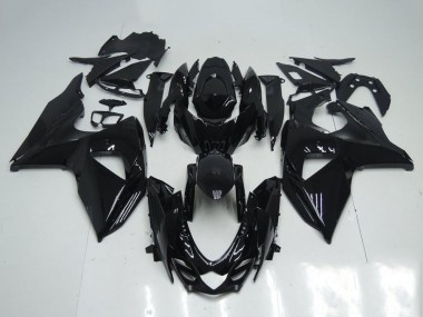Glänzendes Schwarz 2009-2016 Suzuki GSXR 1000 Motorrad Verkleidung Kit