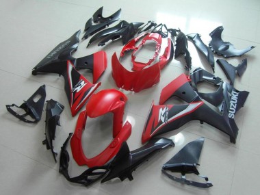 Rot Matt Schwarz 2009-2016 Suzuki GSXR 1000 Motorrad Verkleidung