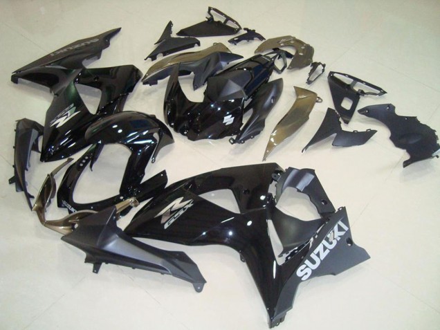 Glänzendes Schwarz Matt Schwarz OEM Stil 2009-2016 Suzuki GSXR 1000 Motorrad Verkleidung
