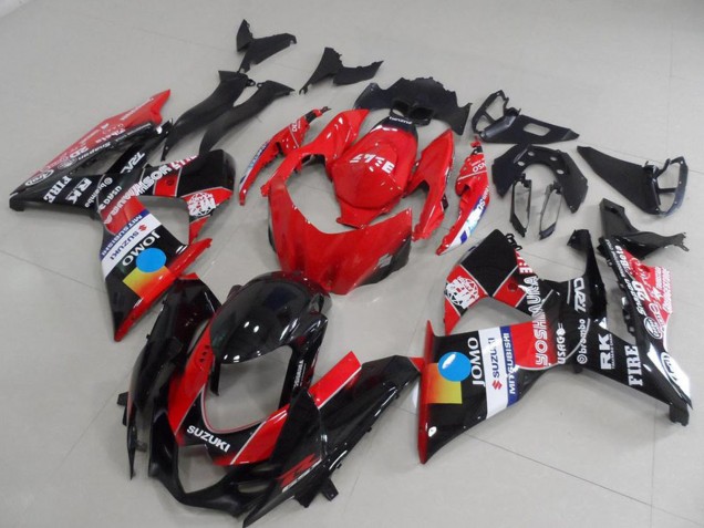 Rot Blau Gelb Schwarz JOMO 2009-2016 Suzuki GSXR 1000 Motorrad Verkleidung