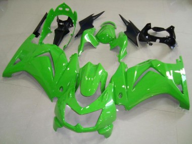 Grün 2008-2012 Kawasaki ZX250R Motorrad Verkleidung