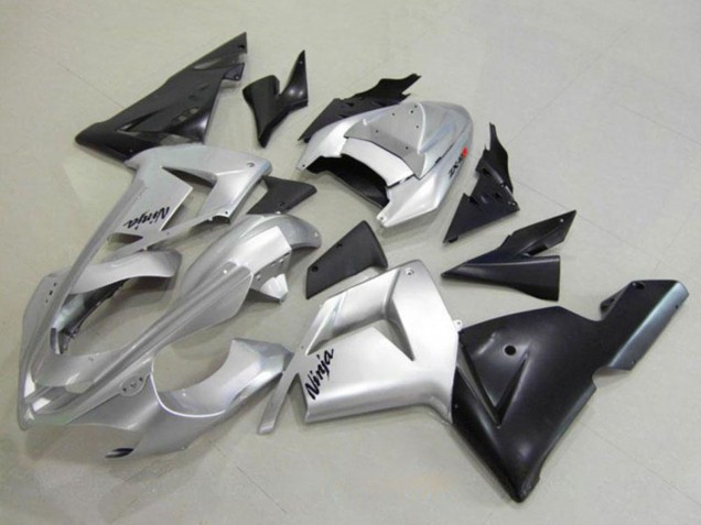 Silber Schwarz Ninja 2004-2005 Kawasaki ZX10R Motorrad Verkleidung
