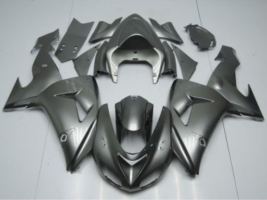 Glänzendes Grau 2006-2007 Kawasaki ZX10R Motorrad Verkleidung