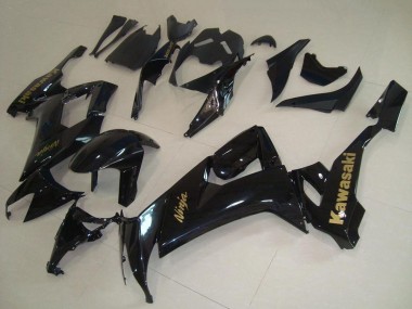 Glänzendes Schwarz Gold Aufkleber 2008-2010 Kawasaki ZX10R Motorrad Verkleidung