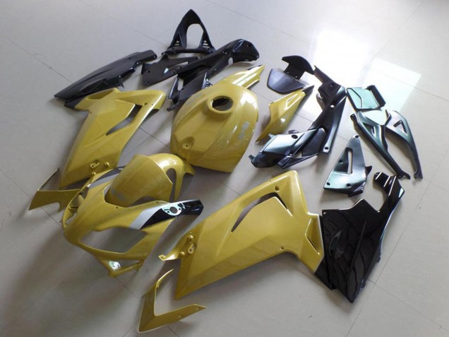 Gelb Schwarz 2006-2011 Aprilia RS125 Motorrad Verkleidung
