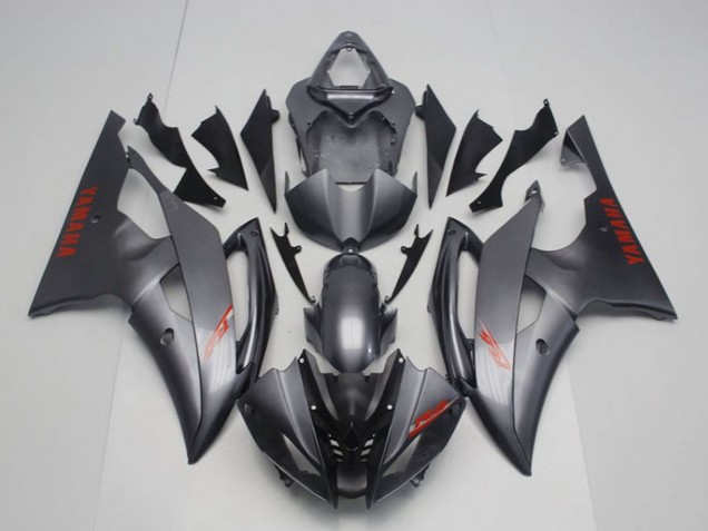 Grau Rot Aufkleber 2008-2016 Yamaha YZF R6 Motorrad Verkleidung