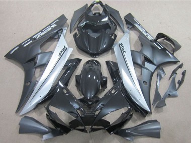 Glänzendes Schwarz Matt Schwarz Silber 2006-2007 Yamaha YZF R6 Motorrad Verkleidung
