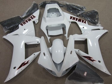 Weiß 2002-2003 Yamaha YZF R1 Motorrad Verkleidung