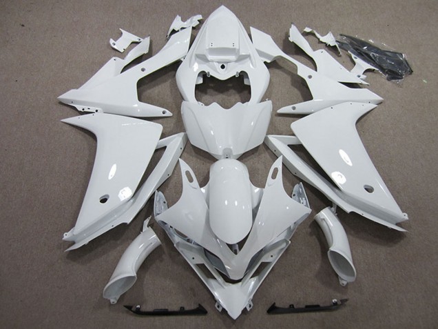 Weiß 2007-2008 Yamaha YZF R1 Motorrad Verkleidung