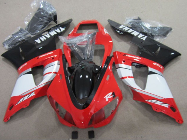 Rot Weiß Schwarz 2009-2011 Yamaha YZF R1 Motorrad Verkleidung