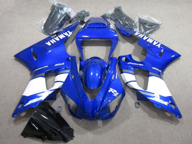 Blau Weiß 2009-2011 Yamaha YZF R1 Motorrad Verkleidung