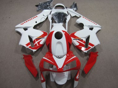 Weiß Rot 2003-2004 Honda CBR600RR Motorrad Verkleidung