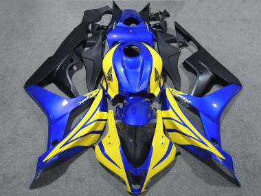 Blau Gelb Matt Schwarz 2007-2008 Honda CBR600RR Motorrad Verkleidung