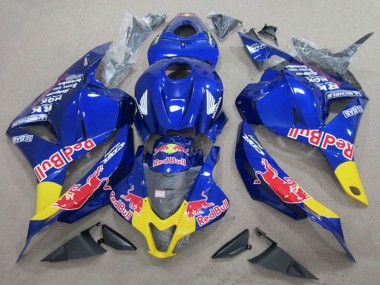 Blau Gelb Red Bull 2009-2012 Honda CBR600RR Motorrad Verkleidung