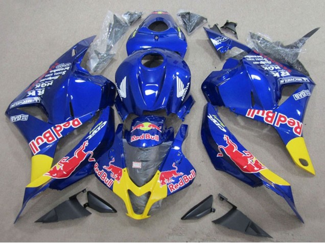 Blau Gelb Red Bull 2009-2012 Honda CBR600RR Motorrad Verkleidung