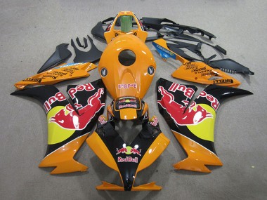 Orange Gelb Glänzendes Schwarz Red Bull 2012-2016 Honda CBR1000RR Motorrad Verkleidung