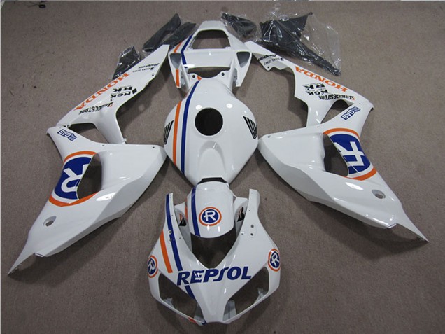 Weiß Blau Repsol 2006-2007 Honda CBR1000RR Motorrad Verkleidung