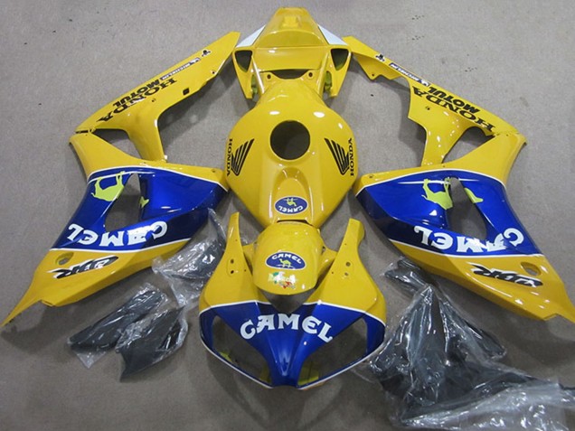 Gelb Blau Kamel 2006-2007 Honda CBR1000RR Motorrad Verkleidung