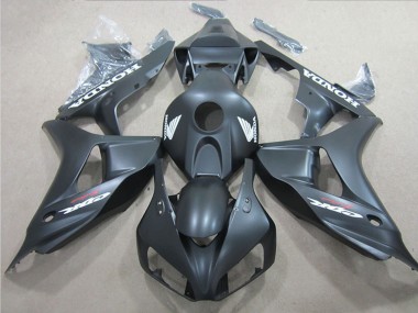 Matt Schwarz Weiß Aufkleber 2006-2007 Honda CBR1000RR Motorrad Verkleidung