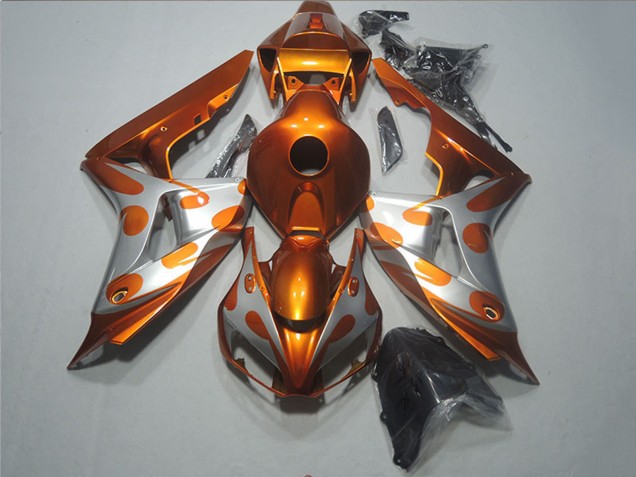 Silber Dunkel Gold 2006-2007 Honda CBR1000RR Motorrad Verkleidung