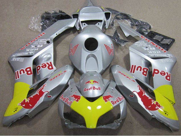 Silber Gelb Red Bull 2004-2005 Honda CBR1000RR Motorrad Verkleidung