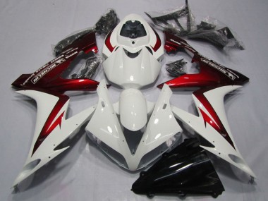 Weiß Rot 2004-2005 Honda CBR1000RR Motorrad Verkleidung