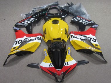 Gelb Weiß Rot Glänzendes Schwarz Repsol 2004-2005 Honda CBR1000RR Motorrad Verkleidung