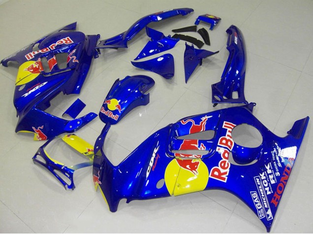 Blau Gelb Red Bull 1995-1996 Honda CBR600 F3 Motorrad Verkleidung