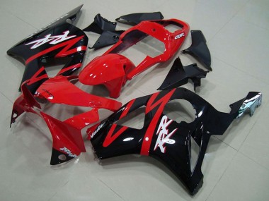 Rot Glänzendes Schwarz Streifen 2002-2003 Honda CBR900RR 954 Motorrad Verkleidung