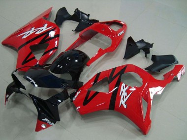 Rot Glänzendes Schwarz Streifen 2002-2003 Honda CBR900RR 954 Motorrad Verkleidung