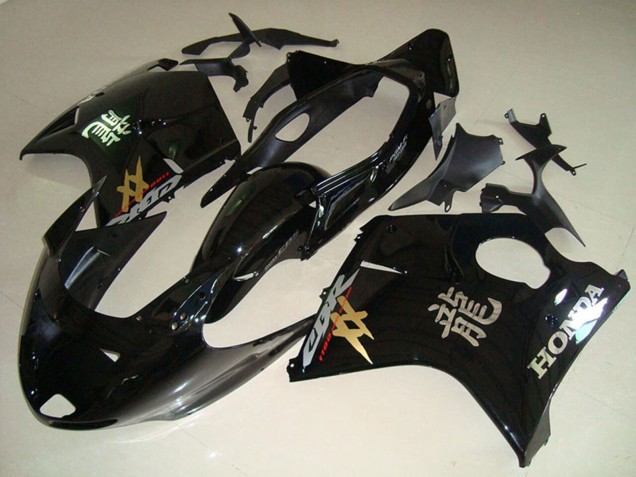 Glänzendes Schwarz 1996-2007 Honda CBR1100XX Blackbird Motorrad Verkleidung