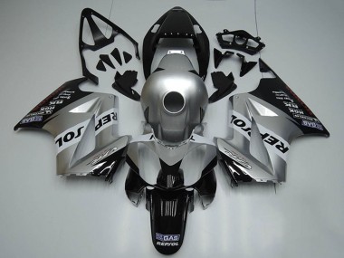 Silber Weiß Glänzendes Schwarz Repsol 2002-2013 Honda VFR 800 Motorrad Verkleidung