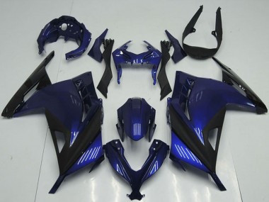 Blau Schwarz 2013-2018 Kawasaki ZX300R Motorrad Verkleidung