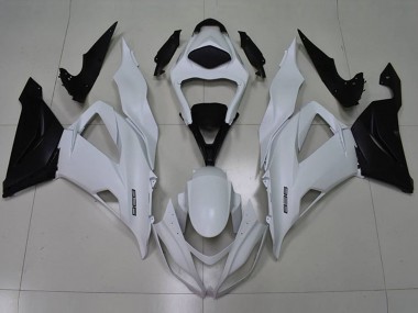 Weiß Schwarz 636 2013-2018 Kawasaki ZX6R Motorrad Verkleidung