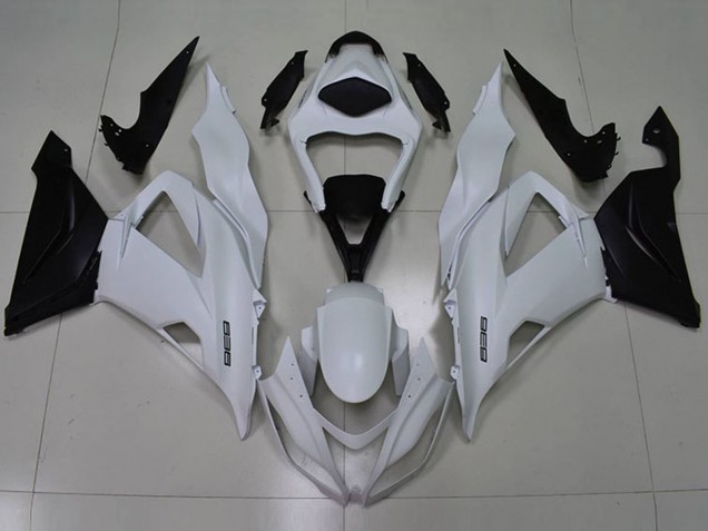 Weiß Schwarz 636 2013-2018 Kawasaki ZX6R Motorrad Verkleidung